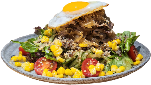 [NR102] 【營養元素系列】基本營養沙律 - 美國牛肋肉片U.S. Karubi Salad with Yuzu Dressing